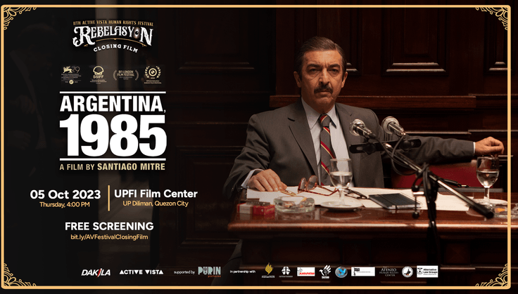 FREE SCREENING: Active Vista Human Rights Festival Concludes with Gripping Closing Film “Argentina, 1985”