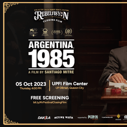 FREE SCREENING: Active Vista Human Rights Festival Concludes with Gripping Closing Film “Argentina, 1985”